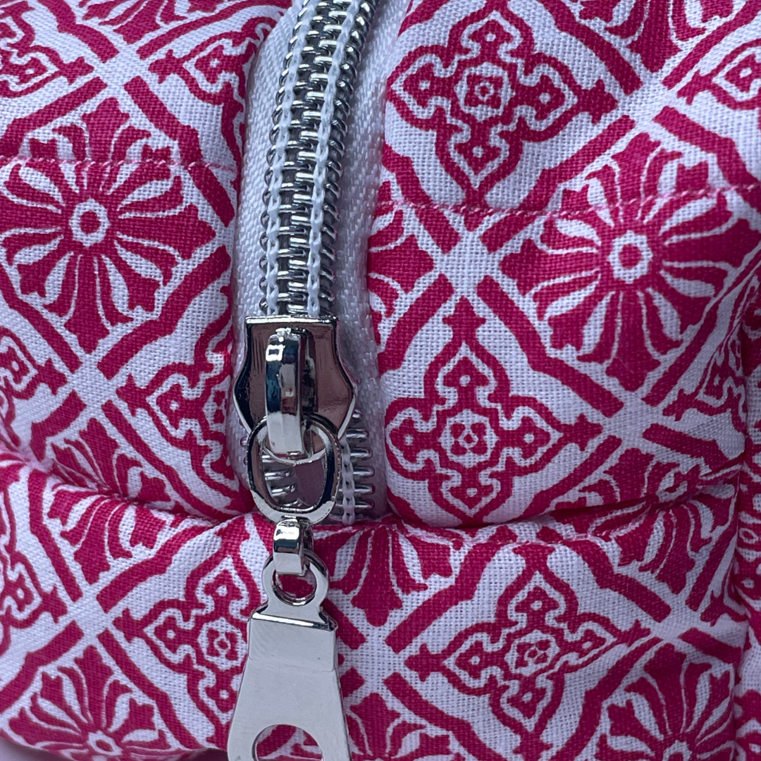 Trousse de toilette mandala rose - MAXI