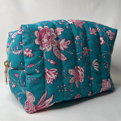 Trousse de toilette mandala bleu - MAXI