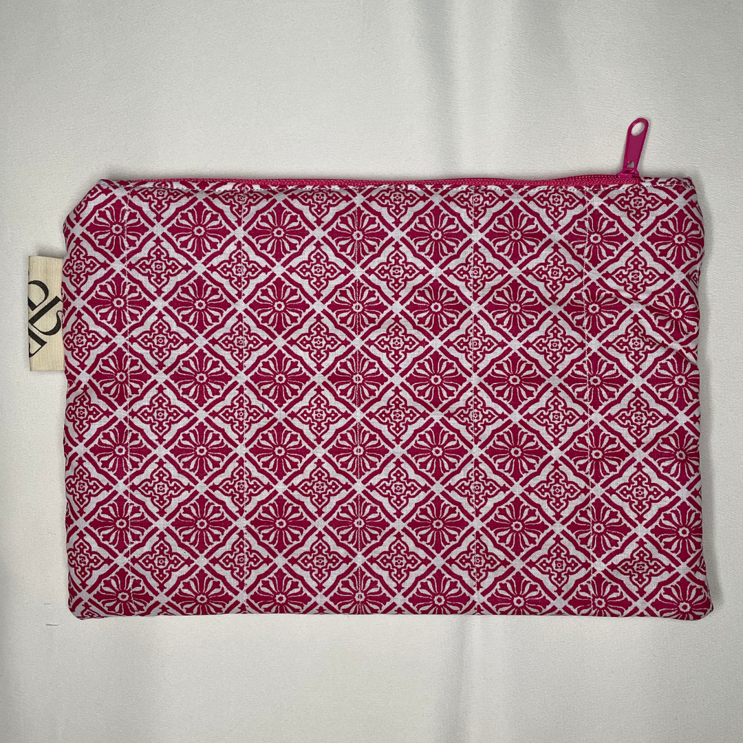 Mini pochette mandala rose