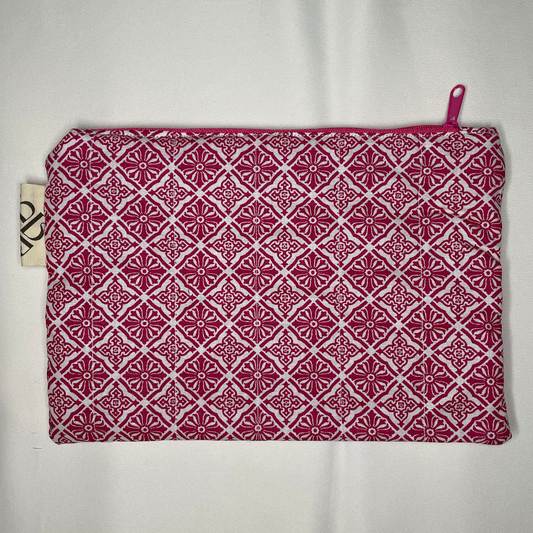 Mini pochette mandala rose