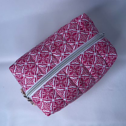 Trousse de toilette mandala rose - MINI
