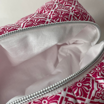 Trousse de toilette mandala rose - MAXI