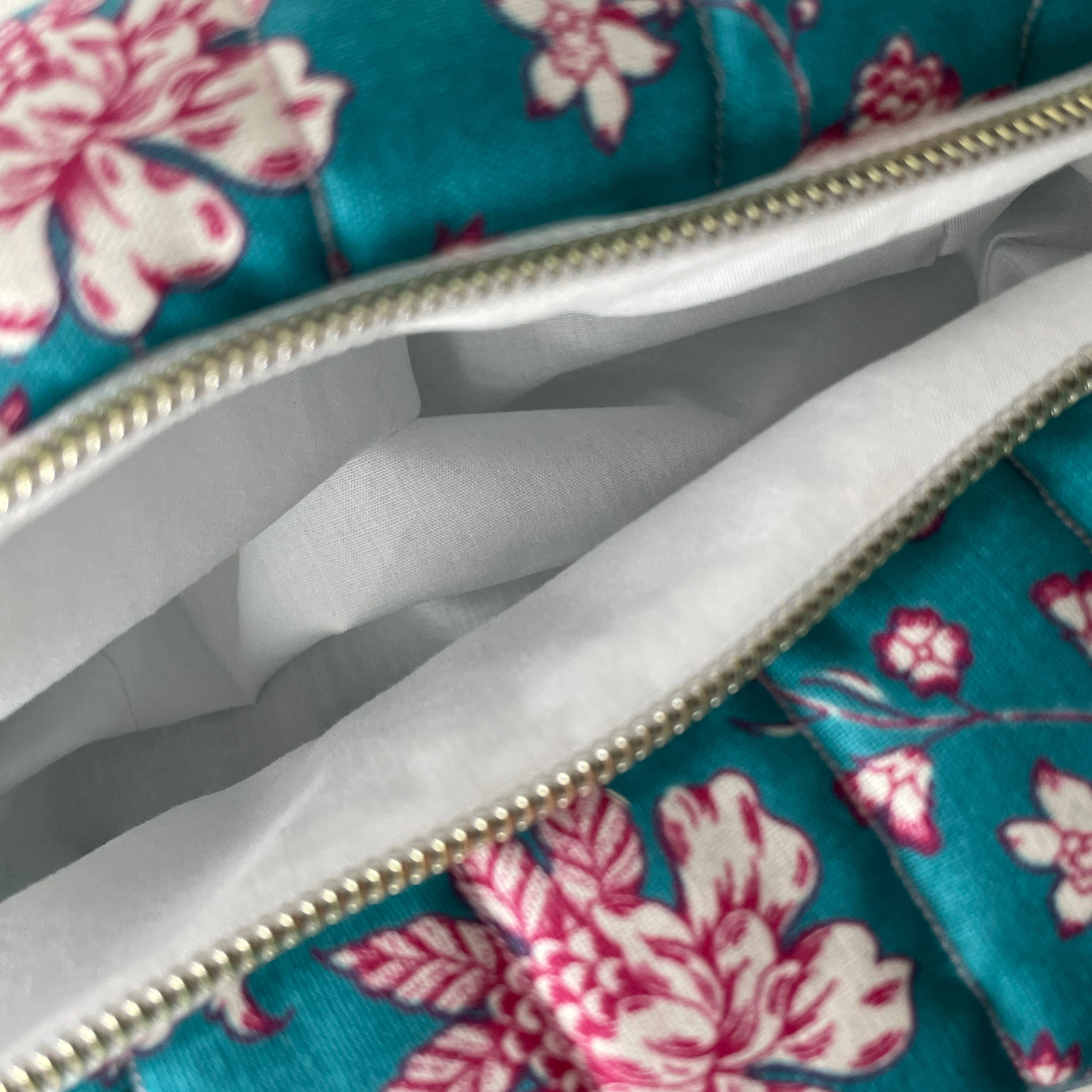 Trousse de toilette mandala bleu - MAXI