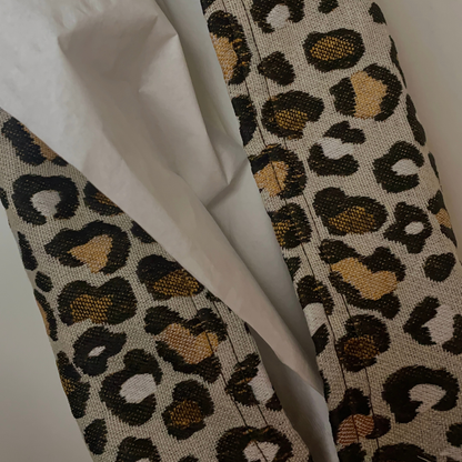 Boîte à mouchoir léopard