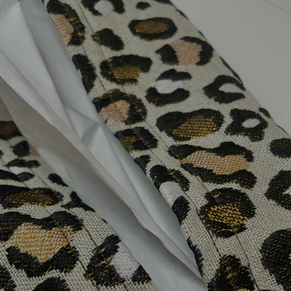 Boîte à mouchoir léopard